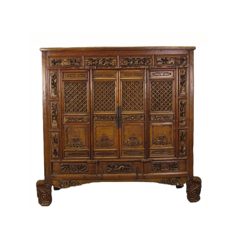 2 - Door Solid Wood Armoire