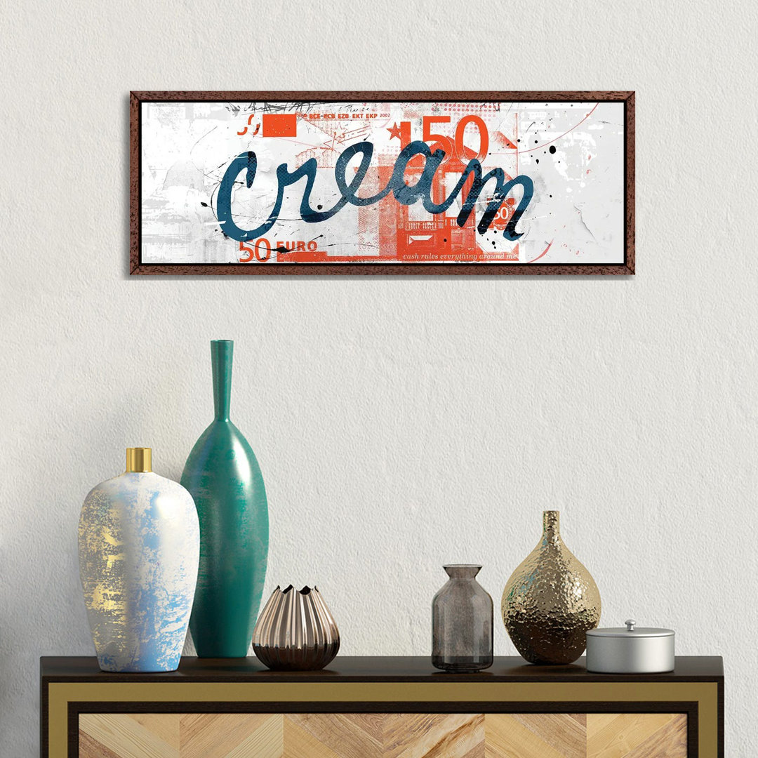 C.R.E.A.M. von Teis Albers - Galerie-verpackte Leinwand Giclée