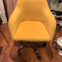 Adan Task Chair Etta Avenue Upholstery Color: Tan