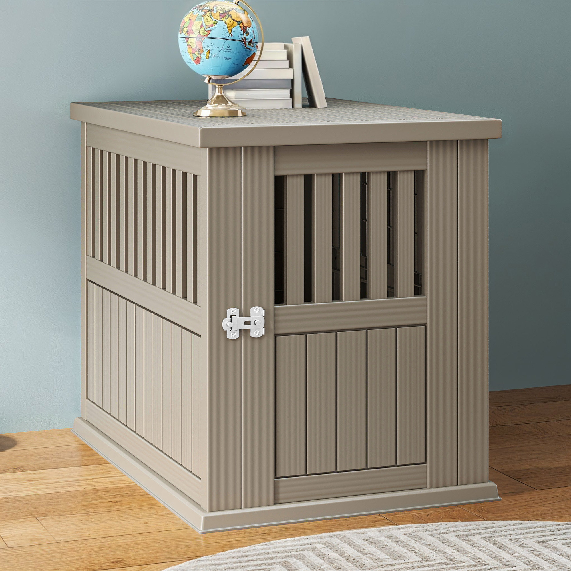 Beautiful view of Plastic Puppy Crate For Bedroom