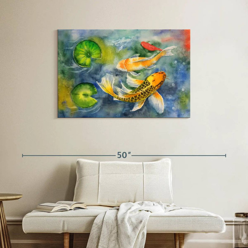 Étang Brampt de Golden Koi, H 26 po x l 39 po