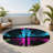 Neon Cascade Indoor And Outdoor Area Rug-559388955