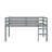 Twin Loft Bed With Guardrails And Ladder-721587308