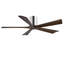60" Irene 5-Blade Hugger Ceiling Fan with Wall Remote-1087667379-1087667352-1087667333