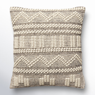 Reni Geometric Wool Throw Pillow