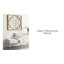 Miroir décoratif moderne en relief Fraizer
