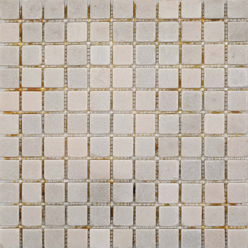 Carreau de mosaïque en quartzite 1 po x 1 po