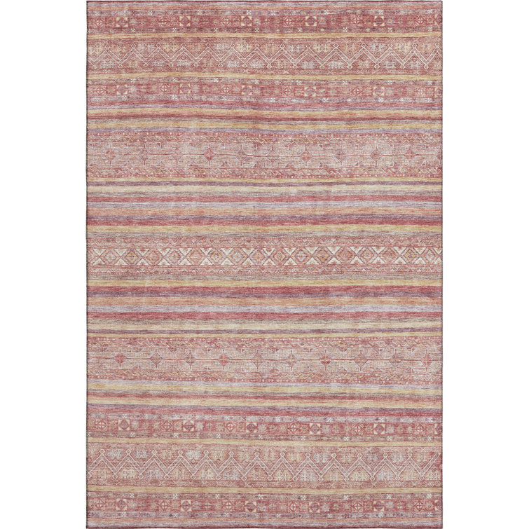 Premium Machine Washable Baford AMF1653 Stripes Rug