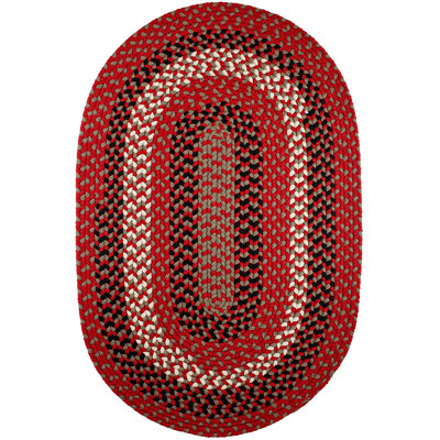 Charlise Hand Braided Synthetic Geometric Indoor Rug