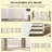 6-Panel Folding Dog,Wooden Pet Gate
