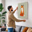 Minimalist Fox Modern - Wrapped Canvas-2133572388-2133572378