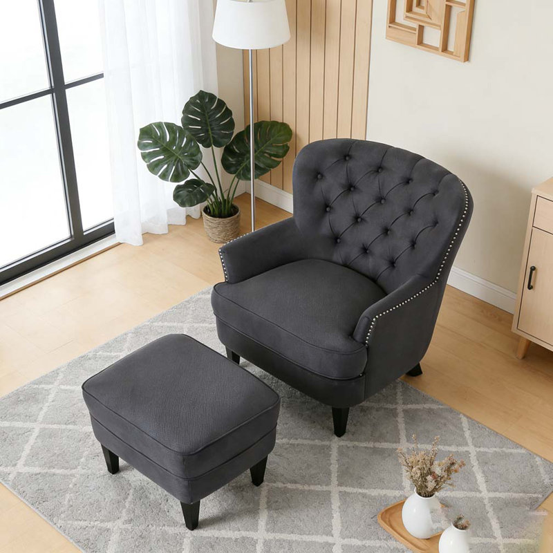 Fauteuil d'appoint gris