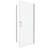 Universal Pivot Shower Door With Plating - 1/4" Tempered Glass, Wall Channel, #304 Stainless Steel Handle, , Easy Installation, Smooth System, Good Leak Feature, 28-29 3/8" Adjustable Cover Glass-117060977