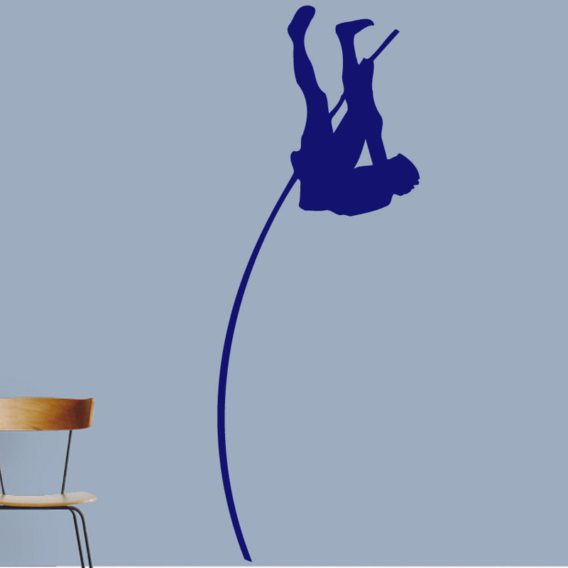 Adhésif décoratif poteau perchoir, Bleu marine