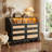  47.2" Rattan 6 Drawer Dresser With LED Lights-338060891