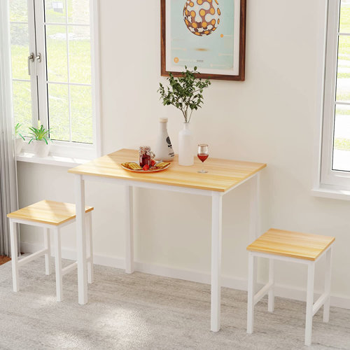 Latitude Run® Decima 3 - Piece Dining Set & Reviews | Wayfair