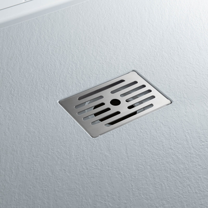 Shower Base Drain Cover, Brushed Nickel
