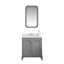 Queen 30" Single Bathroom Vanity Set with Mirror-1733338874-1733338872