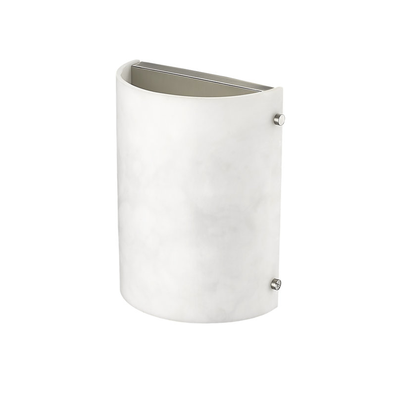Kherrington 10" Tall Steel Flush Mounted Sconce