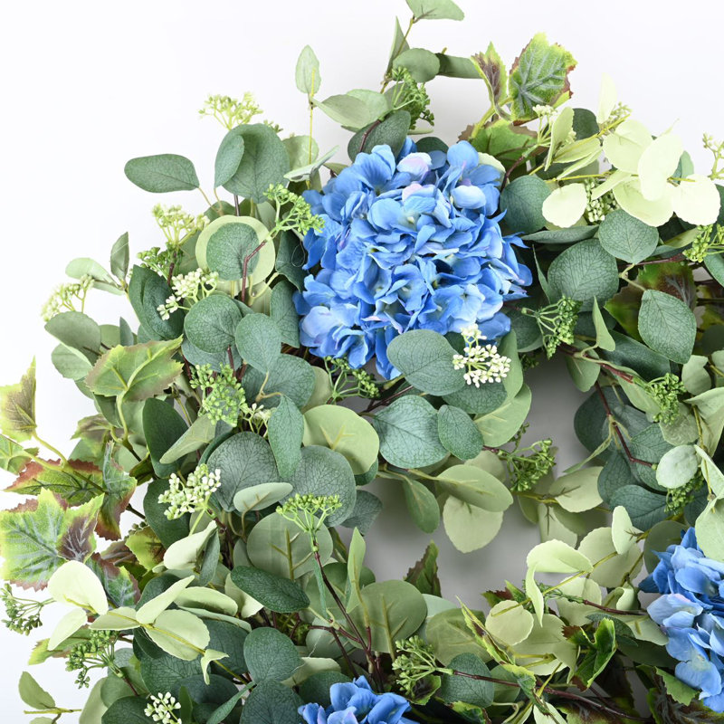 Couronne de fleurs 24 po Eucalyptus 24 po