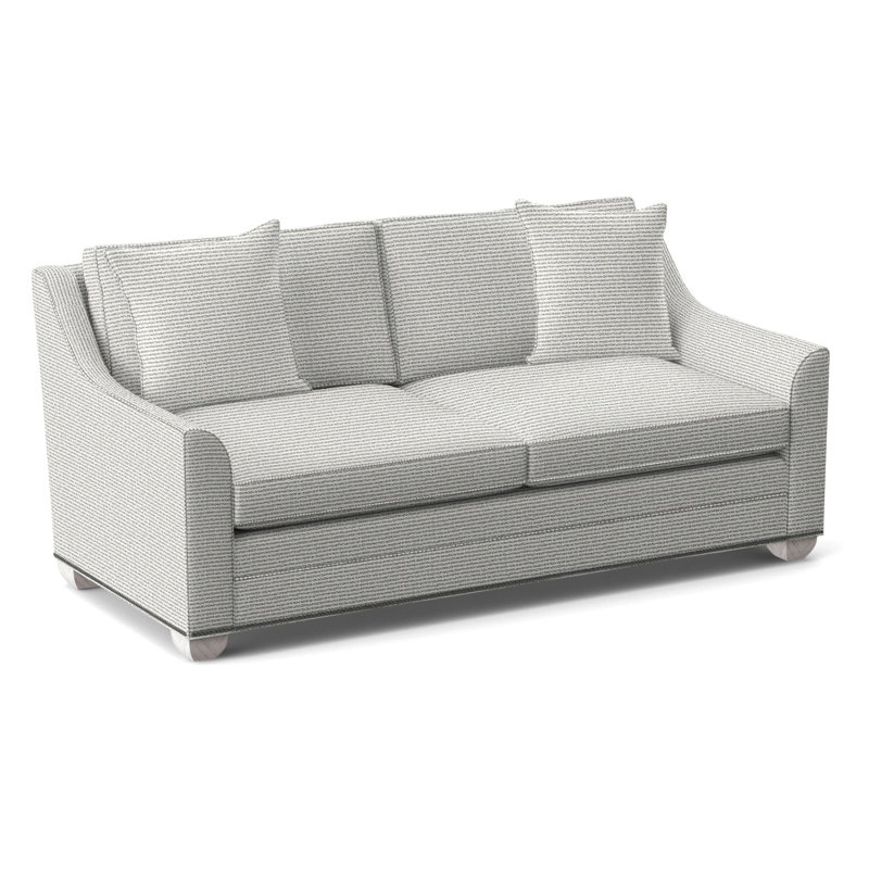 Nicholas Sofa, Dove Gray, Callaloo Cotton, Yes