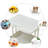 4 Tier Utility Cart Rolling Metal Organization Cart with Table Top & 3 Hanging Cups & Lockable Wheels, Multifunctional Storage Baskets for Kitchen Living Room Office-64851450