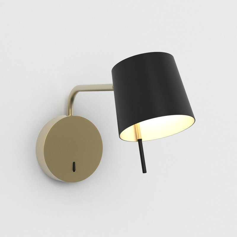 Miura 1 - Light Sconce, Matt Gold, Matt Black