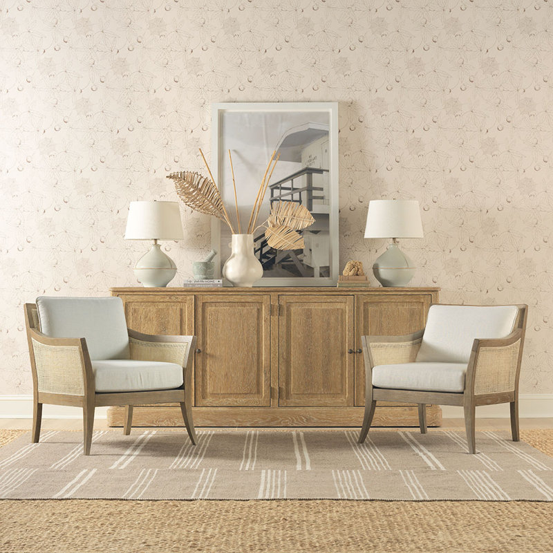 Kiawah Lounge Chair, Vintage, Whitewash