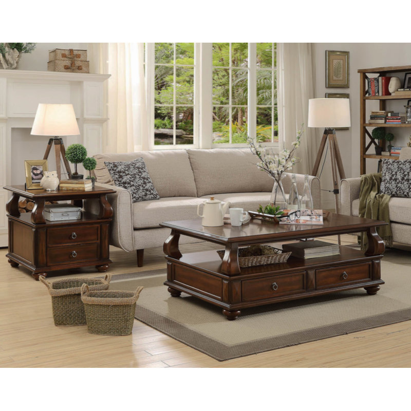 2-Drawer End Table