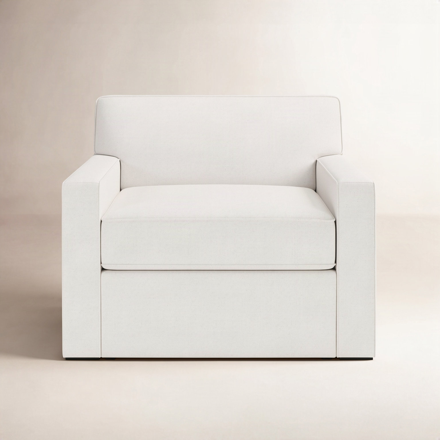 Francesca Upholstered Swivel Armchair,  Macarena Beige Basketweave