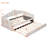 Twin Sized Upholstered Daybed With Trundle, In Delightful Beige Size Velvet Trundle And - Elegant Flair-949889930