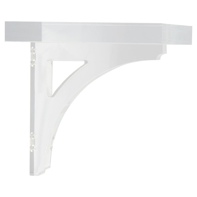 Glacier Square Plasti/Acrylic Accent Shelf