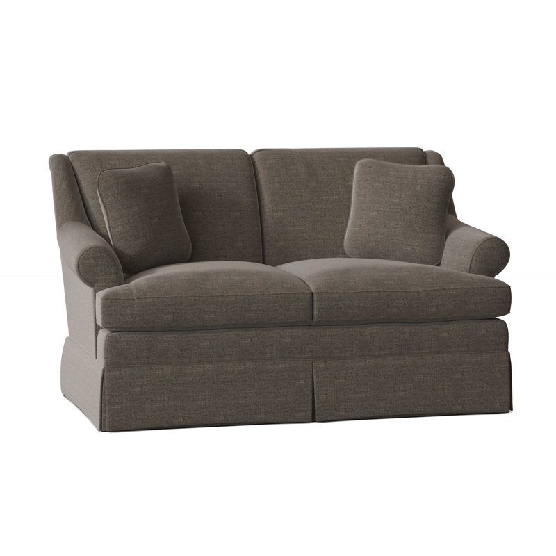 Connor Upholstered 59'' Loveseat, Index 42 Gray Performance Twill, Yes