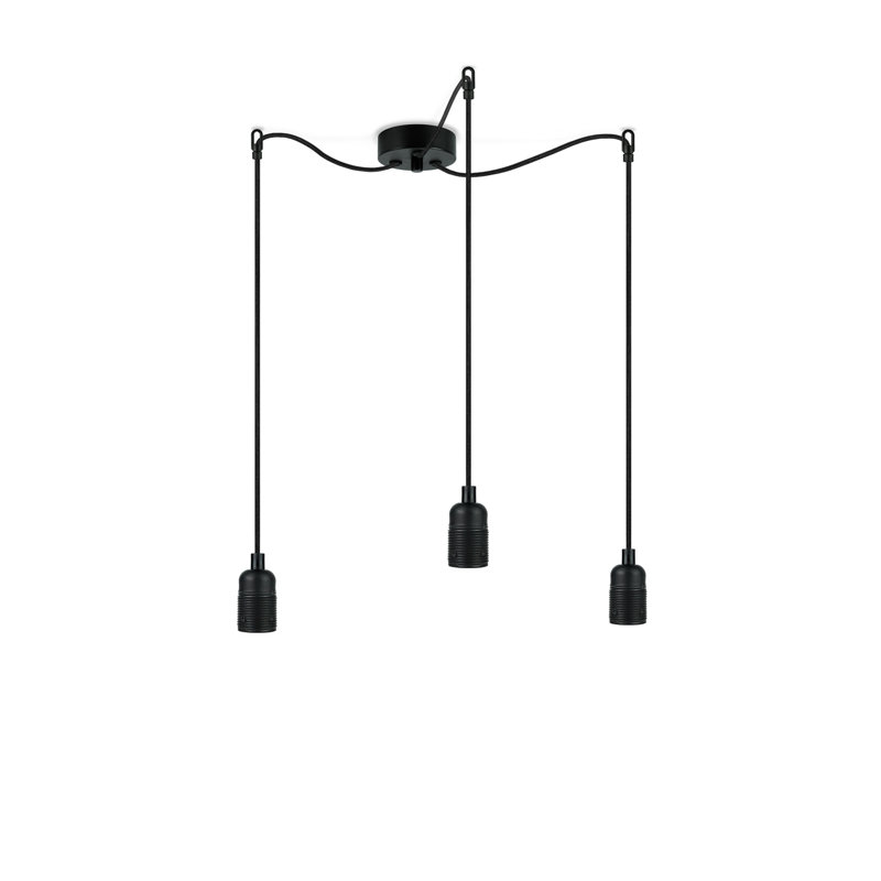 Bi 3 - Light Cluster Pendant, Black
