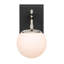 Luminaire pour meuble-lavabo de salle de bain 1 lumière Allie - nickel poli Allie-69677538