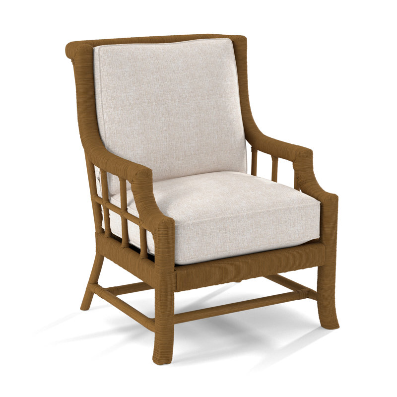 Lafayette Armchair, White Sugar Performance; 0863-91, Antique Frost White