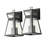 Square Horn Outdoor Wall Lights,14 Inch, E12, Sand Black