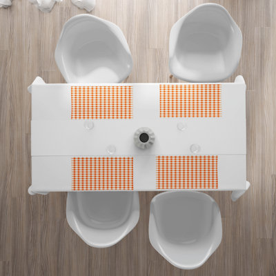 Polyester Gingham Rectangle Placemat