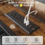 Base de lit grand avec tête de lit Carlno, lit plateforme en métal avec lumières DEL intelligentes et station de charge USB Knessa-662924723