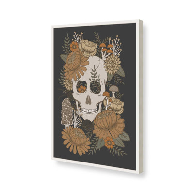 «Autumn Skulls By Lathe & Quill», reproduction d'art sur toile