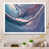 Toile blanche avec cadre photo
