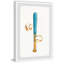 Newt I Just Love Baseball, reproduction encadrée-190125447