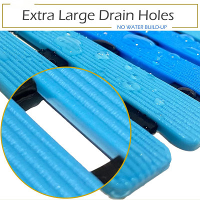 Tapis de bain antidérapant | Tapis de douche à double couche