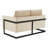 Nadelynn Leather 55'' Reception Loveseat-2069080651