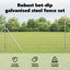 Vidaxl Field Fence Galvanised Steel-114858615