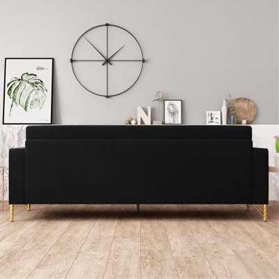 Canapé Lucian Luxe avec détails dorés