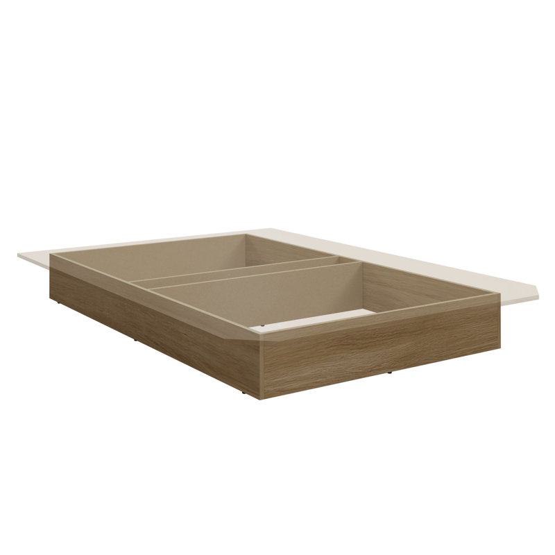 Suad Platform Bed - Easy Assembly, No Box Spring Required, Full, Brown