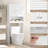 Rauscher Freestanding Over The Toilet Storage Cabinet With Doors and Adjustable Shelf