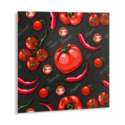 Bellmead 30cm x 30cm PVC Mosaic Tile in Red