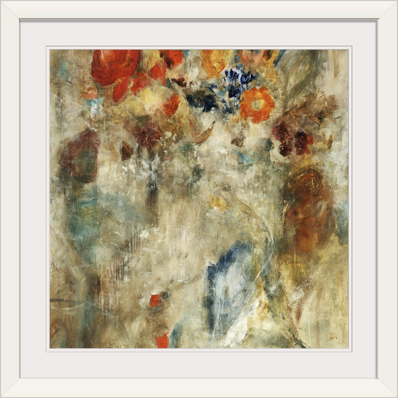 « papillon des mariages », impression, Cadre blanc, H 38 po x l 38 po x P 1 po